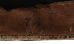 1951-53 circa Frank Leahy (Attributed) Notre Dame Fighting Irish Game Worn Coaches Cap (MEARS LOA)