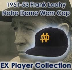 1951-53 circa Frank Leahy (Attributed) Notre Dame Fighting Irish Game Worn Coaches Cap (MEARS LOA)