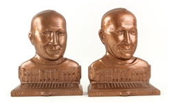 1930s Knute Rockne Notre Dame Fighting Irish Perfect Season Bookends - Set of 2