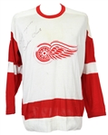 1965-69 circa Gordie Howe Detroit Red Wings Durene Road Game Worn Jersey (MEARS A6) “Obtained By Fan Direct From Team/ Fresh To the Hobby”