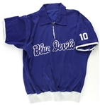1950s Blue Devils Linn #10 Game Worn Shooting Shirt (MEARS LOA)