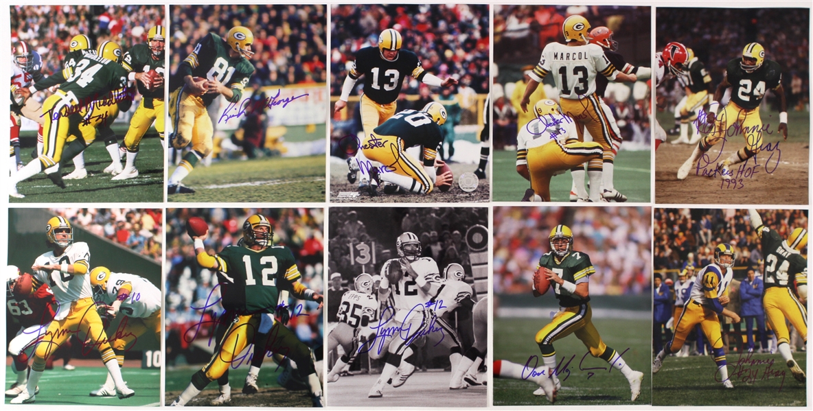 2000s Green Bay Packers Signed 8" x 10" Photo Collection - Lot of 93 w/ Lynn Dickey, Don Majkowski, Jan Stenerud & More (JSA)