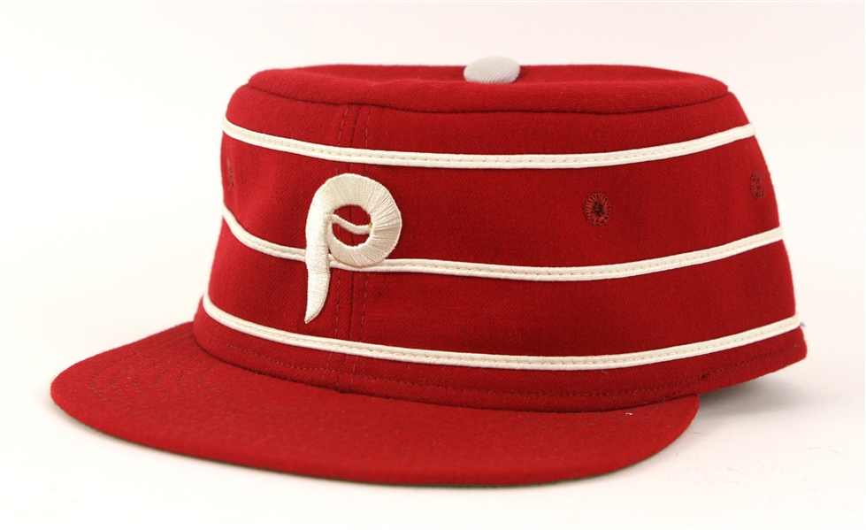1983-84 Philadelphia Phillies Pillbox Style Cap (MEARS LOA)