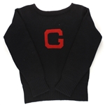 1920s circa WH Worrilow Junior Collegiate Football Letter Sweater Jersey (MEARS LOA)