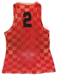 1915-28 circa Game Worn Basketball Uniform w/ Checkered Sweater Jersey & Trunks (MEARS LOA)