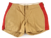 1915-28 circa Game Worn Basketball Uniform w/ Checkered Sweater Jersey & Trunks (MEARS LOA)