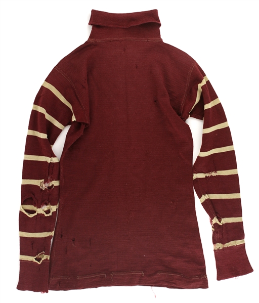 1900 circa Game Worn Turtleneck Football Jersey (MEARS LOA)