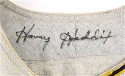 1963-72 circa Harvey Haddix Pittsburgh Pirates Signed Road Jersey Vest (MEARS LOA/JSA)