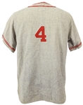 1940's circa New London Game Worn Flannel Baseball Jersey (MEARS LOA)