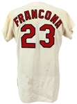 1966 Tito Francona St. Louis Cardinals Game Worn Home Jersey (MEARS LOA)