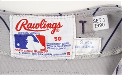 1990 John Candelaria Minnesota Twins Game Worn Road Jersey (MEARS LOA)