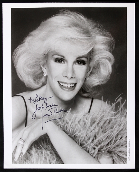 1980s Joan Rivers Comedienne Signed 8" x 10" Photo *JSA*