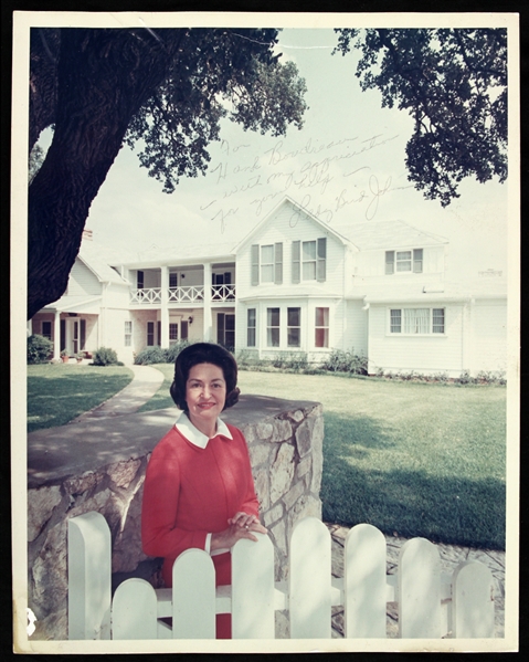 1970s Lady Bird Johnson First Lady Signed 8" x 10" Photo (JSA)