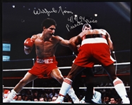 1963-94 Boxing Memorabilia Collection - Lot of 4 w/ Jack Sharkey Signed Letter, Wilfredo Gomez Signed Photo, Hearns/Leonard Ticket & More (JSA)