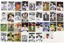 1950's-90's Milwaukee Braves/Brewers Photo Collection - Lot of 155 w/ 112 Signed (MEARS LOA)