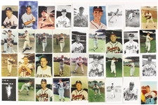 1950's-90's Milwaukee Braves/Brewers Photo Collection - Lot of 155 w/ 112 Signed (MEARS LOA)