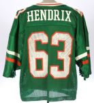 1990's Hendrix Florida A&M Rattlers Home Jersey (MEARS LOA)