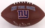 2008 Steve Smith New York Giants Signed Football (JSA)