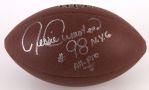 2000s Jessie Armstead New York Giants Signed Football (JSA)
