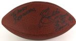 1990s Signed New York Giants Team Logo Football w/ SB XXI XXV Champs Inscription (JSA)