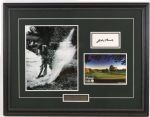1928 Johnny Farrell US Open Champion Signed 17" x 23" Framed Display (JSA)