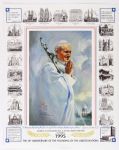 1995 Pope John Paul II Adresses the United Naitons on its 50th Anniversary 16" x 20" Print 