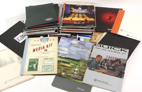 1990s-2000s Golf Press Folder Collection - Lot of 159