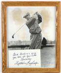1980s "Lighthorse" Harry Cooper Signed 9" x 11" Framed Display (JSA)