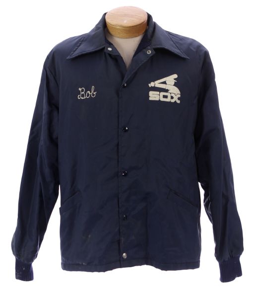 1970s-80s Bob Rosenberg Chicago White Sox Lined Nylon Official Scorers Jacket (MEARS LOA)