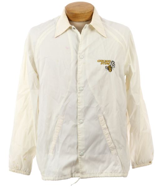 1970s Bob Rosenberg Chicago Sting North American Soccer League Lined Nylon Official Scorers Jacket (MEARS LOA)