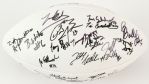 2000-02 circa Wisconsin Badgers Team Signed Football w/ 42 Signatures Including Barry Alvarez, Brooks Bollinger & More (JSA)
