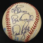 1984 Dave Righetti New York Yankees Signed OAL MacPhail Game Used Baseball (MEARS LOA/JSA)