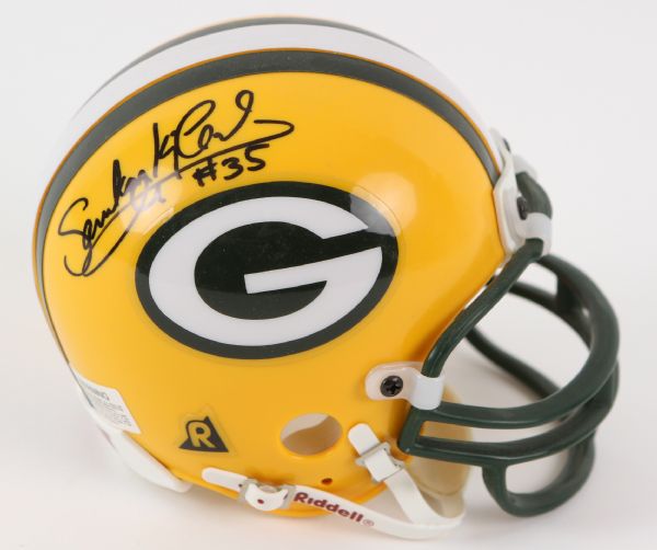 2000s Samkon Gado Green Bay Packers Signed Mini Helmet (JSA)