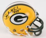 2000s Samkon Gado Green Bay Packers Signed Mini Helmet (JSA)