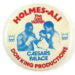 1980 Muhammad Ali Larry Holmes "The Last Hurrah" 4" Pinback Button 