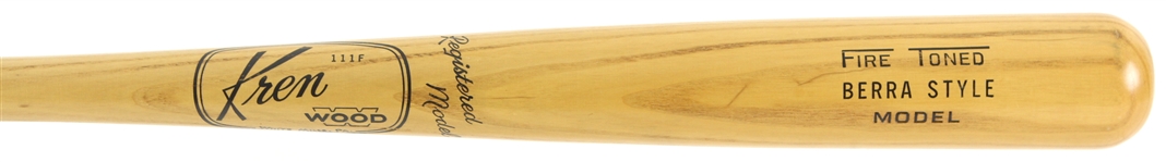 1952-65 Yogi Berra Eddie Mathews Kern Wood Store Model Bat Collection - Lot of 2