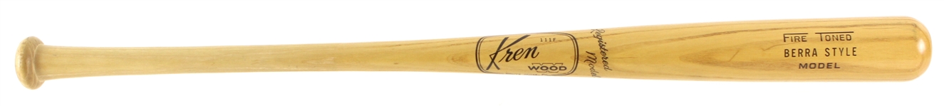 1952-65 Yogi Berra Eddie Mathews Kern Wood Store Model Bat Collection - Lot of 2