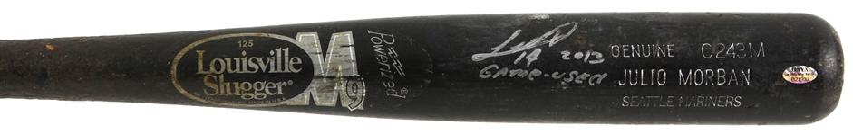 2013 Julio Morban Jackson Generals Signed Louisville Slugger Professional Model Game Used Bat (MEARS LOA/JSA)