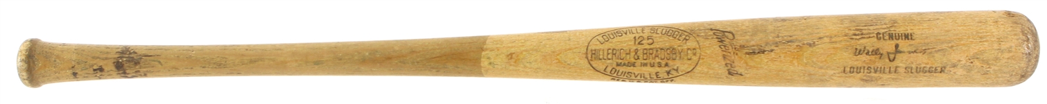 1957-58 Wally Lammers Portland Los Angeles PCL Star H&B Louisville Slugger Professional Model Game Used Bat 