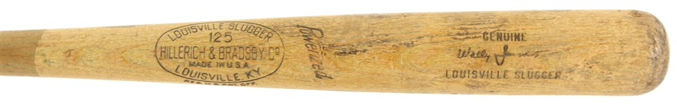 1957-58 Wally Lammers Portland Los Angeles PCL Star H&B Louisville Slugger Professional Model Game Used Bat 