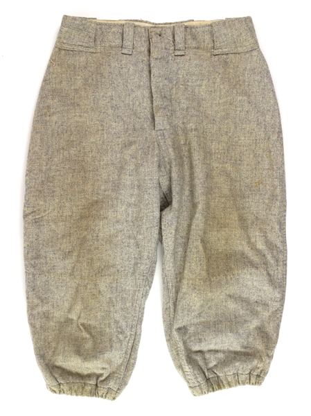 1940s circa Lowe & Campbell Flannel Baseball Pants & Stirrups - Lot of 3
