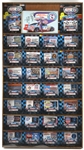 1990s Richard Petty 20" x 36" Enclosed Display w/ Signed Photo & 30 MOC Matchbox Cars (JSA)