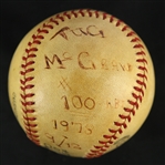 1978 (September 12) Dave Parker Pittsburgh Pirates Game Used ONL Feeney MVP Season 100th RBI Home Run Baseball (MEARS LOA) 