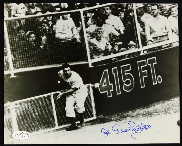 1947 Al Gionfriddo Brooklyn Dodgers Signed 8" x 10" (JSA Hologram)