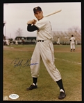 1946-53 Bobby Thomson New York Giants Signed 8" x 10" Photo (JSA Hologram)