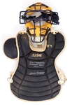2001 Dioner Navarro Gulf Coast Yankees Signed Game Worn Catchers Equipment (MEARS LOA/JSA)