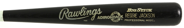 1987 Reggie Jackson Oakland Athletics Signed & Inscribed Rawlings Adirondack Professional Model Game Used Bat (MEARS LOA/JSA/CelebzDirect) Collection of Bill North