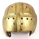 1943-45 Notre Dame Fighting Irish Game Worn Football Helmet Attributed to Mike Ganey (MEARS LOA)