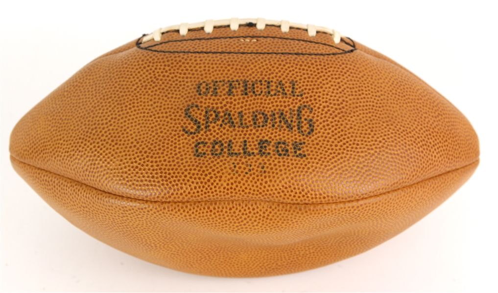 1940s circa Spalding Official College Football w/ Original Box & Inflating Needle