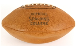 1940s circa Spalding Official College Football w/ Original Box & Inflating Needle
